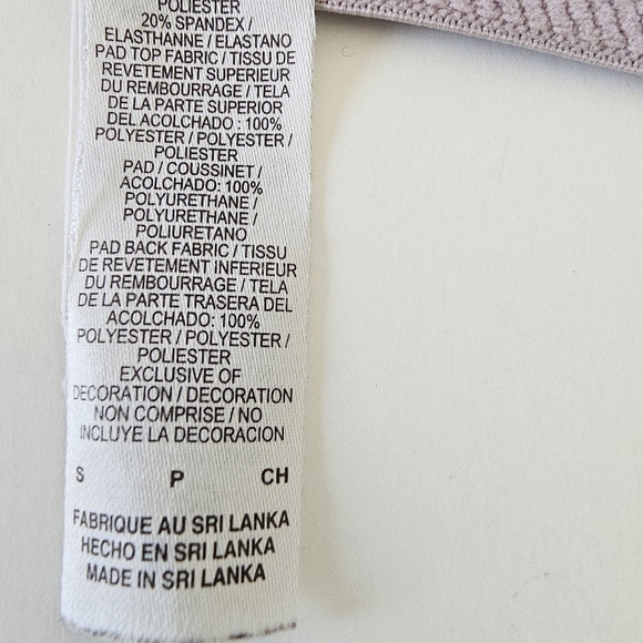 NIKE logo Sports Bra Dri Fit racerback pullover Small - Picture 5 of 5